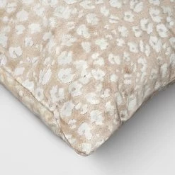 Velvet Jacquard Cheetah Lumbar Throw Pillow Beige - Threshold™ -Haven Home Store GUEST 631c033c e418 4245 b880 30bc8a3ad03d