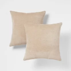 2pk Chenille Square Throw Pillows - Threshold™ -Haven Home Store GUEST 64171842 af43 4a38 8959 787cd8bf87c2