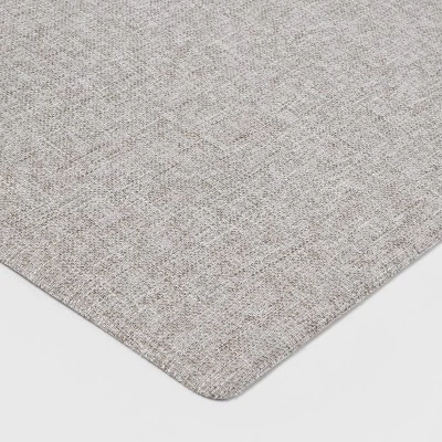 60" X 20" Basketweave Comfort Runner Mat Gray - Threshold™ 2 60" X 20" Basketweave Comfort Runner Mat Gray - Threshold™ - Image 2