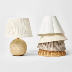 Round Faux Wood Lamp Base Brown - Threshold™ Designed With Studio McGee 9 Round Faux Wood Lamp Base Brown - Threshold™ Designed With Studio McGee -Haven Home Store GUEST 64e55bef fd98 4da8 8608 17cd78b2c29f