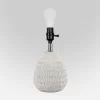 Ceramic Textured Table Lamp Base White - Threshold™