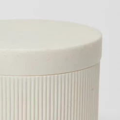 Modern Resin Canister Sand - Threshold™ -Haven Home Store GUEST 665849e3 a129 40d2 b31c 27cbb275e145