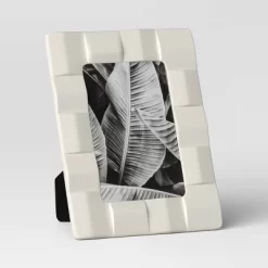 Stoneware Table Frame Matte Cream - Threshold™ -Haven Home Store GUEST 676e4981 ef05 4966 a96d 80bc66acb04a