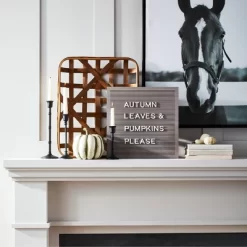 14"x 14" Wood Letterboard Gray - Threshold™ -Haven Home Store GUEST 699d8510 7f89 4295 a079 334b0e290c4f