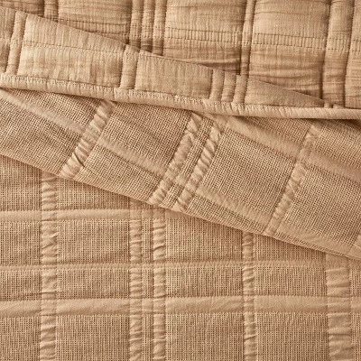 Waffle Matelasse Reversible Quilt - Threshold™ Designed With Studio McGee 3 Waffle Matelasse Reversible Quilt - Threshold™ Designed With Studio McGee - Image 3