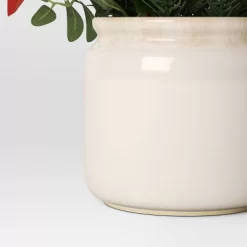 Artificial Plant Large Mixed Greenery And Poinsettia Arrangement - Threshold™ -Haven Home Store GUEST 6db2cd19 3002 40c6 9e0a bd2c98f0c9f3