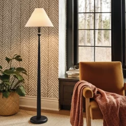 Textured Cast Metal Floor Lamp - Threshold™
