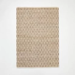 Checkered Stripe Rug Brown - Threshold™ Designed With Studio McGee -Haven Home Store GUEST 717c7841 3032 4250 850a 76c5ab372d6b