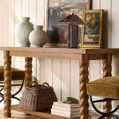 Square Rattan Basket Dark Brown - Threshold™ Designed With Studio McGee 1 Square Rattan Basket Dark Brown - Threshold™ Designed With Studio McGee