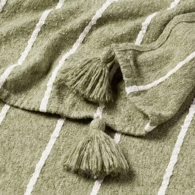 Tasseled Boucle Bed Throw - Threshold™ 2 Tasseled Boucle Bed Throw - Threshold™ - Image 2