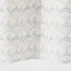 Block Print Scallop Shower Curtain Aqua Blue - Threshold™ -Haven Home Store GUEST 778a054f a5b3 486b 8a5e 47632fd96cbf