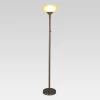 Torchiere Floor Lamp With Glass Shade - Threshold™