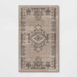 Hancock Distressed Center Motif Rug Beige - Threshold™ -Haven Home Store GUEST 7abb6d49 1fa2 45cb 8bc2 da63c76cb8c5