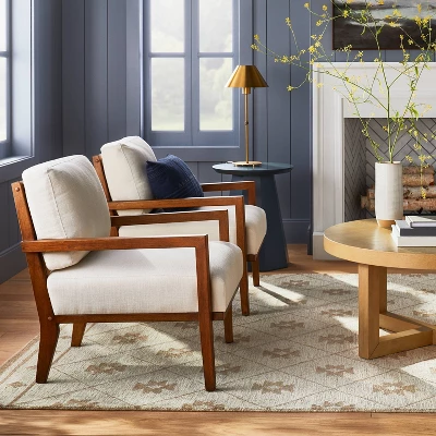 Tremonton Hand Tufted Wool Area Rug Cream - Threshold™ Designed With Studio McGee 1 Tremonton Hand Tufted Wool Area Rug Cream - Threshold™ Designed With Studio McGee