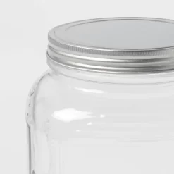 75oz Glass Storage Jar - Threshold™: Clear Glass Container With Stainless Steel Lid, Hand Wash, Food Storage -Haven Home Store GUEST 7cc0c364 b28a 4796 bc19 ee5aa9dc093f