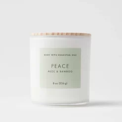 Wood Lidded Glass Wellness Peace Candle - Threshold™ 6 Wood Lidded Glass Wellness Peace Candle - Threshold™ -Haven Home Store GUEST 7dafd42c 8838 4237 adb0 5f8c4050c49a