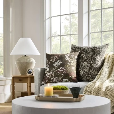 Ceramic Table Lamp Tan - Threshold™ Designed With Studio McGee 2 Ceramic Table Lamp Tan - Threshold™ Designed With Studio McGee - Image 2