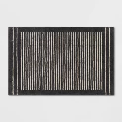 2'6"x4' Washable Knitted Stripe Accent Rug - Threshold™ -Haven Home Store GUEST 7e13fd4e 0cc7 4dd3 bc07 7b6e94ae2fe6