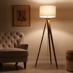Oak Wood Tripod Floor Lamp Dark Brown - Threshold™ -Haven Home Store GUEST 7ebe78b1 2217 42bc 84d8 550a06a23c29