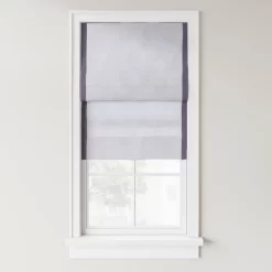 1pc Light Filtering Cordless Linen Blend Roman Window Shade Gray - Threshold™ 6 1pc Light Filtering Cordless Linen Blend Roman Window Shade Gray - Threshold™ -Haven Home Store GUEST 7ef26069 79ec 42d1 b7aa 5f41e81b7ebd