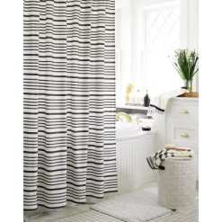 Striped Shower Curtain Black/White - Threshold™ -Haven Home Store GUEST 7f7c3a99 e20e 449e ba65 7e1967da8491