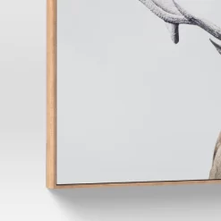 47" X 24" Deer Framed Wall Canvas - Threshold™ 5 47" X 24" Deer Framed Wall Canvas - Threshold™ -Haven Home Store GUEST 801f9c94 a9bf 43ed b5ef dcc9caa0f1b7
