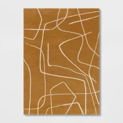 Abstract Lines Rug Mustard - Threshold™ -Haven Home Store GUEST 81567303 b2d4 42e0 a48e 1fb6e86e7ad4