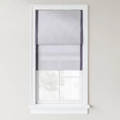 1pc Light Filtering Cordless Linen Blend Roman Window Shade Gray - Threshold™ 7 1pc Light Filtering Cordless Linen Blend Roman Window Shade Gray - Threshold™ -Haven Home Store GUEST 84bd64eb 6899 4035 99db 13de0f77eb71
