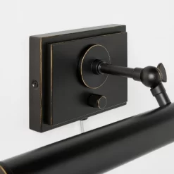 Wall Plug-in Sconce Black - Threshold™ Designed With Studio McGee: Integrated LED, Iron Shade, ETL Listed, Modern Decor -Haven Home Store GUEST 856552d9 993f 4dbc 9f9d 2e4f3cef4745