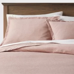 Cotton Linen Chambray Duvet Cover & Sham Set - Threshold™