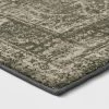 Floral Woven Area Rug Gray - Threshold™