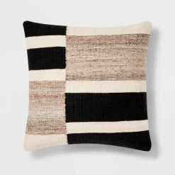 Oversized Blocked Woven Square Throw Pillow - Threshold™ -Haven Home Store GUEST 864410dc 2c42 4709 81f7 2d6de2ae0e28