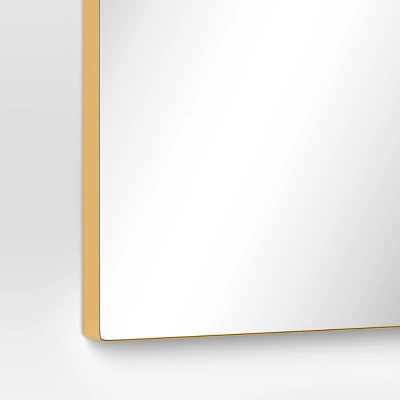 24" X 36" Infinity Mantle Mirror Brass - Threshold™ 3 24" X 36" Infinity Mantle Mirror Brass - Threshold™ - Image 3