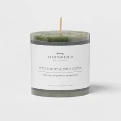 Pillar Candle Water Mint & Eucalyptus Green - Threshold™ -Haven Home Store GUEST 8b43be9b f4ec 4c35 b3ce 982c31b51eaa