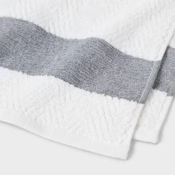 Traditional Crinkle Border Towel White - Threshold™ -Haven Home Store GUEST 8bff9a43 374e 4456 8bd0 dc0abcad4e73