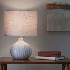 Textured Ceramic Accent Lamp Cream - Threshold 8 Textured Ceramic Accent Lamp Cream - Threshold -Haven Home Store GUEST 8c2caa4e 9b76 451b 956f 7d7e82473d01