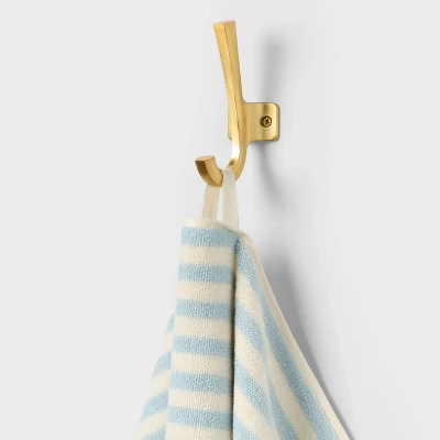 Coastal Hand Towel Blue Striped - Threshold™ 3 Coastal Hand Towel Blue Striped - Threshold™ - Image 3