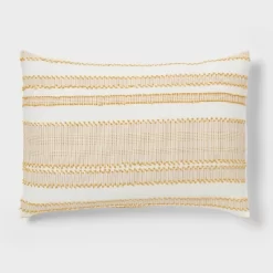 8pc Clipped Jacquard Striped Comforter And Sheet Set Yellow - Threshold™ -Haven Home Store GUEST 8c860a02 d875 4d01 93f7 f45c44538bb9