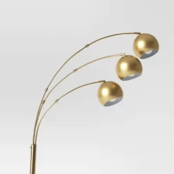 Span 3-Head Metal Globe Floor Lamp Brass - Threshold™ -Haven Home Store GUEST 8e157d15 c278 49ac 9708 273e760dcead