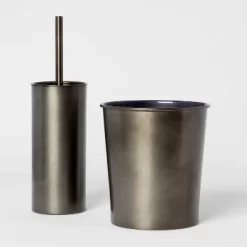 Aluminum Toilet Brush And Holder Set With Aged Metal Finish Gray - Threshold™ 5 Aluminum Toilet Brush And Holder Set With Aged Metal Finish Gray - Threshold™ -Haven Home Store GUEST 8ef08b23 f6d2 4c7b 8990 b0c2c3aed888