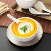 6pk New Porcelain Soup Spoons White - Threshold™: Modern, Microwave & Dishwasher-Safe, Service For 6