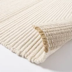 7'x10' Marina Striped Wool/Cotton Area Rug Cream - Threshold™ Designed With Studio McGee -Haven Home Store GUEST 91738a77 26a3 4739 9e5e 00d1da6a1e3d