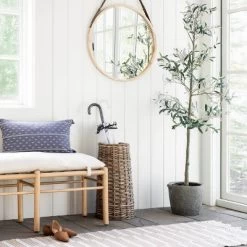 26" Wood Mirror With Pleather Strap Hanger - Threshold™ Designed With Studio McGee -Haven Home Store GUEST 91dea4da 00ed 45d1 9f22 518a2a48f1fa