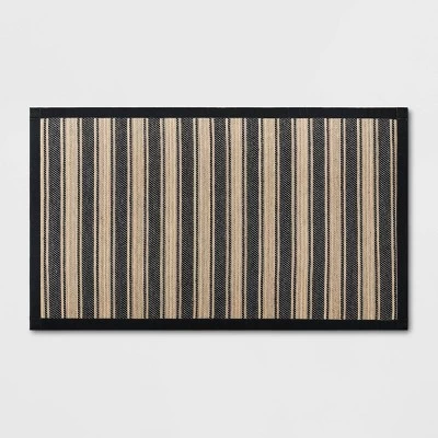 Vintage Striped Rug Black/Brown - Threshold™ 4 Vintage Striped Rug Black/Brown - Threshold™ - Image 4