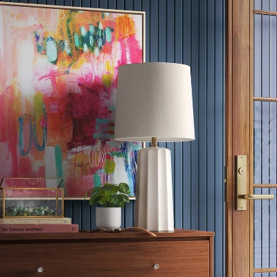 24" X 30" Colorful Collage By Amira Rahim Framed Wall Canvas - Threshold™: Modern Abstract Digital Art, Polystyrene Frame 1 24" X 30" Colorful Collage By Amira Rahim Framed Wall Canvas - Threshold™: Modern Abstract Digital Art, Polystyrene Frame