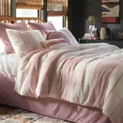 8pc Stripe Boho Comforter Set Mauve - Threshold™ 16 8pc Stripe Boho Comforter Set Mauve - Threshold™ -Haven Home Store GUEST 9784fe1d c9bc 406e a73e d23bb5a4da95