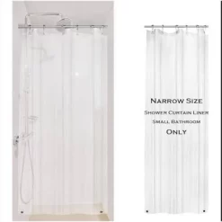 54"x78" Stall Size Medium Weight PEVA Shower Liner Clear - Threshold™: 100% PEVA, Waterproof, Grommet Top Design -Haven Home Store GUEST 9d1fffa0 c0c6 4e60 9087 0f7a3a32a52e