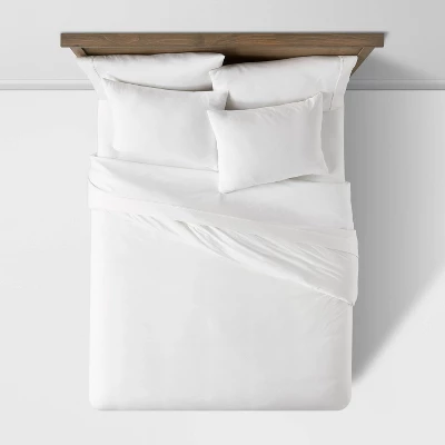 Washed Cotton Sateen Duvet & Sham Set - Threshold™ 2 Washed Cotton Sateen Duvet & Sham Set - Threshold™ - Image 2