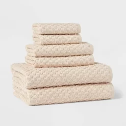 6pc Performance Plus Textured Dot Bath Towel Set - Threshold™ -Haven Home Store GUEST a3da2582 559d 418a 87fa b5c26715086c