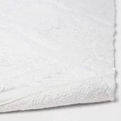 Diamond Embossed Tasseled Woven Bath Rug White - Threshold™ -Haven Home Store GUEST a41a3a38 19d0 40ad 85fe c303fbd316c2
